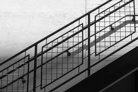 楼梯，楼梯栏杆，铁路，楼梯，楼梯