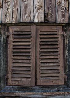 窗口，小屋，Alm，谷仓，老，山，高山