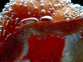 辣椒粉，红色，气泡，橡胶，打击，水，宏