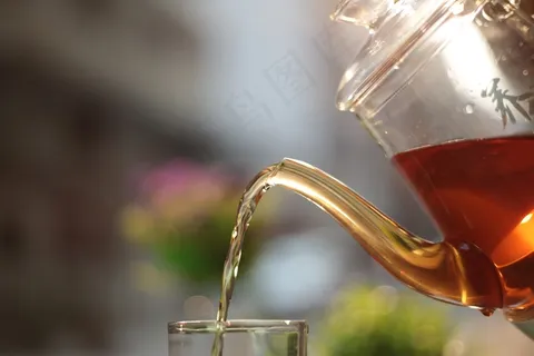 茶,红茶,玻璃水罐 茶,红茶,玻璃水罐