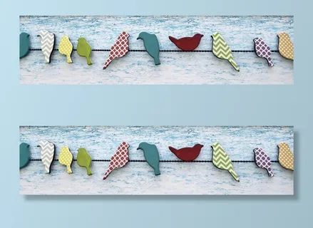 木饰品，户外，鸟类，彩绘，艺术