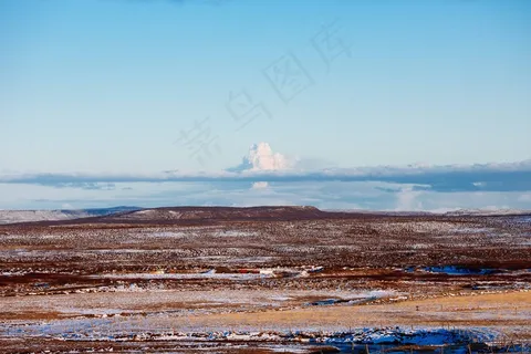 天空,风景,湖泊,树,海洋,景观自然火山蒸汽