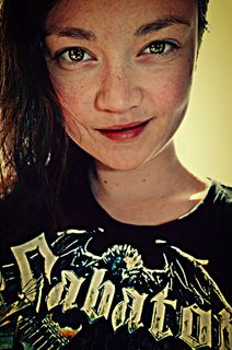 肖像，女孩，T恤