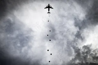 降落伞，训练，跳伞，跳跃，军事