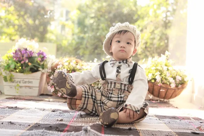 儿童，男孩，小