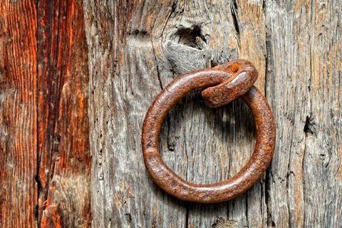 戒指，金属，孔眼，金属环，挂钩，固定，不锈钢