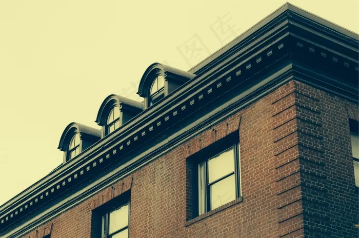 建筑，砖，建筑，Windows，天空