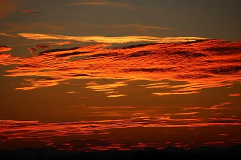 日落,傍晚的天空,红色,余辉,Abendstimmung 日落,傍晚的天空,红色,余辉,Abendstimmung