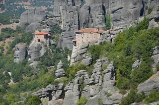 迈泰奥拉，希腊，悬崖，东正教，景观，岩