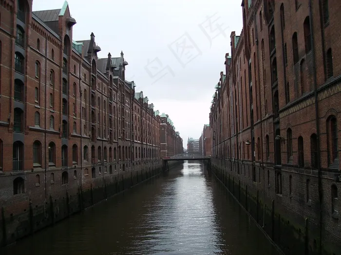 房屋，建筑，建筑，汉堡，城市，河