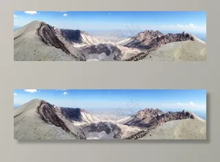 山，圣海伦火山，圣海伦火山，火山，火山口