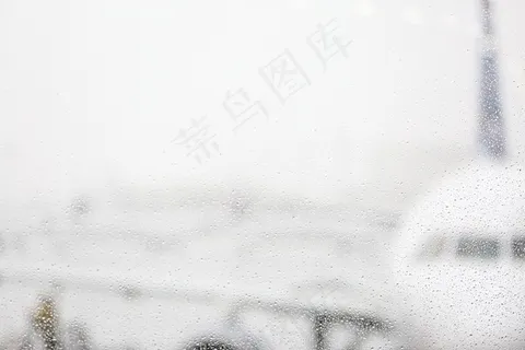 雨滴,湿,多雨,飞机,机场,旅行 雨滴,湿,多雨,飞机,机场,旅行