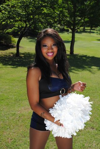 啦啦队长，啦啦队，公园，女孩，女性，啦啦队