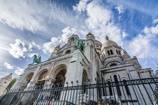 巴黎，蒙马特，圣心大教堂，法国，欧洲