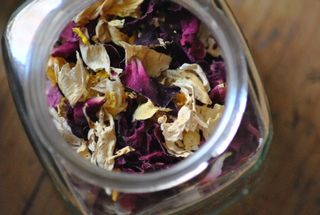 鲜花，食用花卉，食用，植物，春天，食品