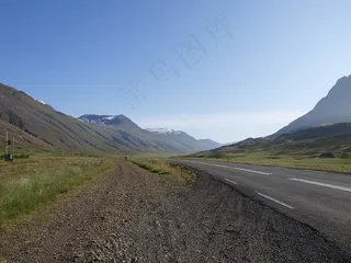 冰岛，景观，道路，离