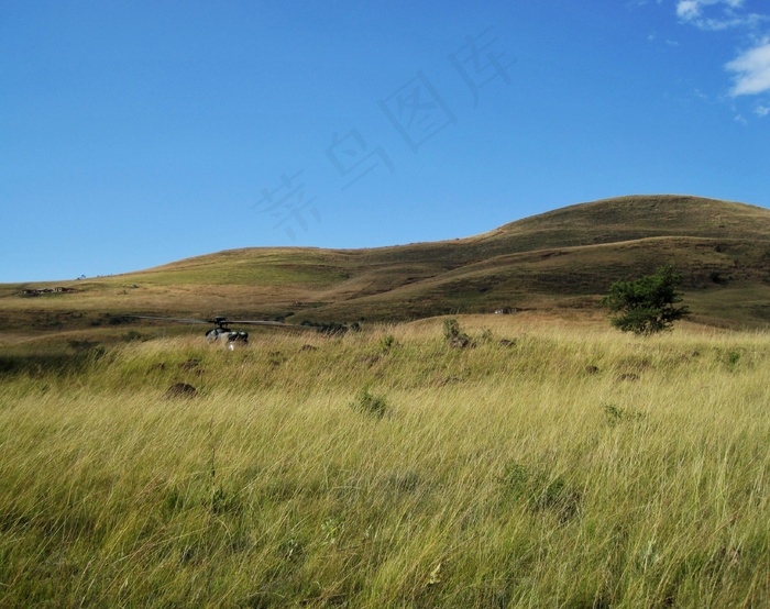 德肯斯伯格，山，草原，草，天空，景观