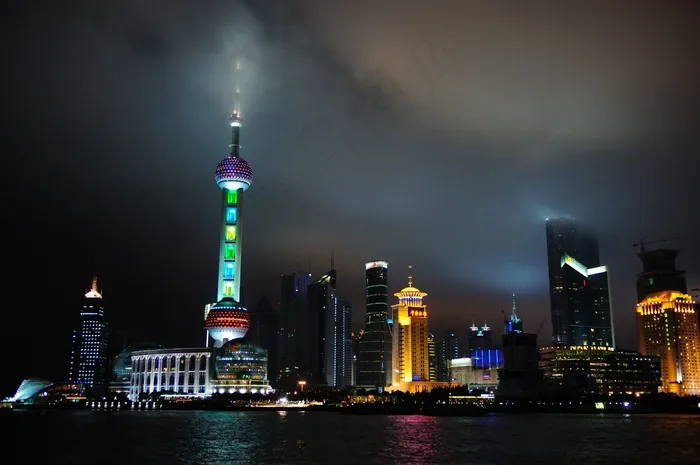 上海，浦东，夜景