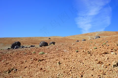 Huevos Del Teide，熔岩珠，浮石