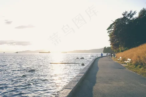人行道，水，路径，海，海洋，景区，公园