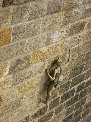 雕像，艺术，运动，石头