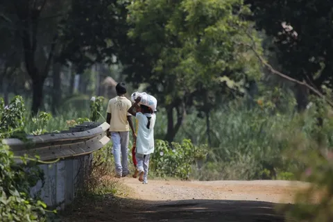 人，儿童，儿童，童年，步行，步行