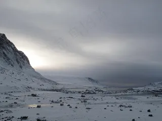 加拿大，峡湾，景观，天空，云，山脉