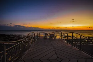 日落，展望，七姐妹，海