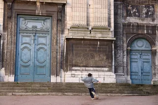 里昂，教堂，儿童，街，法国，宗教，纪念碑