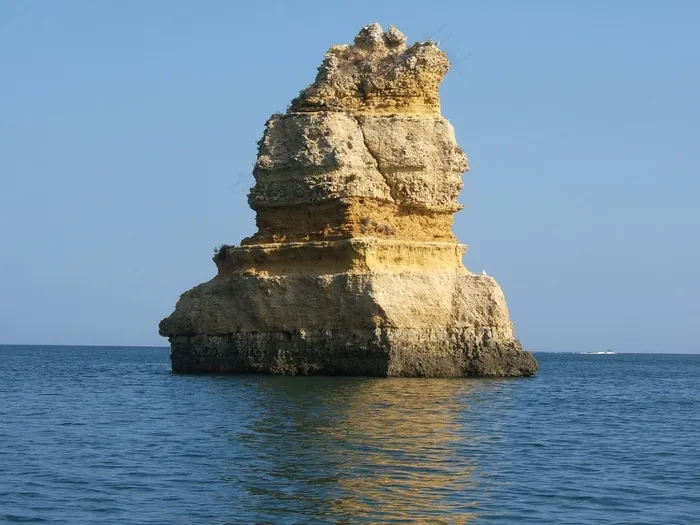 岩，海，葡萄牙，岩，编队，性质