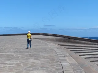 前庭，空间，自由区，访客