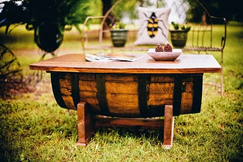 表，乡村，木，木材，花园，户外