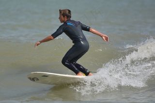 冲浪者，波浪，男子，人，海，行动