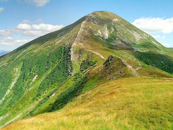 喀尔巴阡，乌克兰，戈韦尔拉，山，太阳，天空
