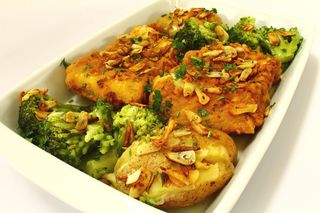 鳕鱼，鳕鱼给磨坊主，食物，典型食物