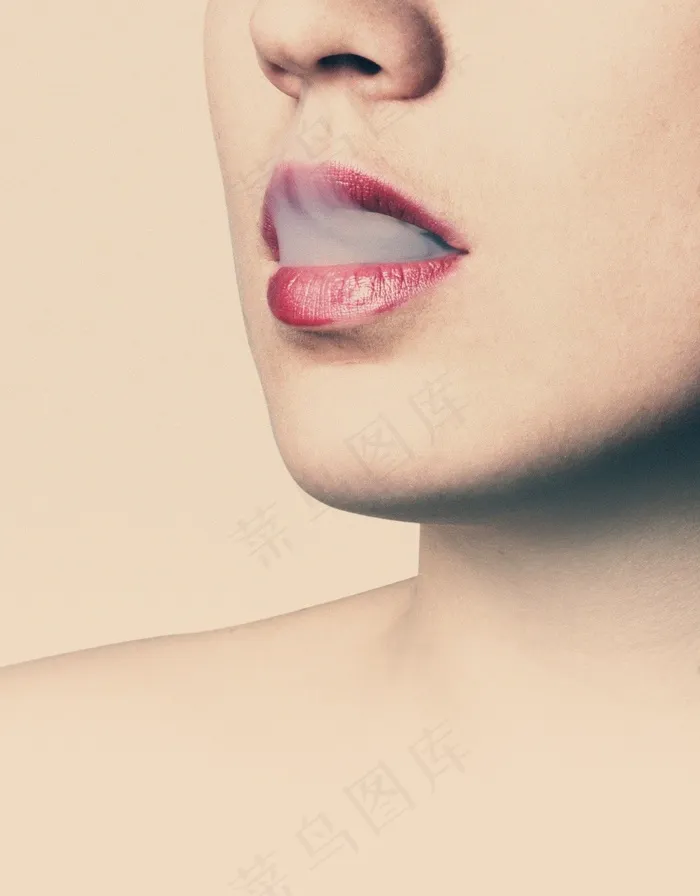 美女,人物特写,眼睛,人脸,女孩,女人吸烟