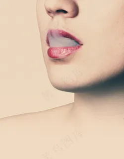 美女,人物特写,眼睛,人脸,女孩,女人吸烟