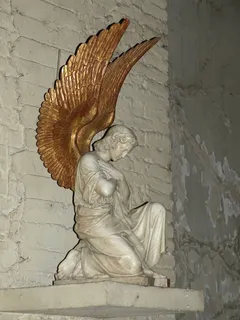建筑,雕像,木雕,装饰壁画,砂岩浮雕,雕塑的天使与金色的翅膀 建筑,雕像,木雕,装饰壁画,砂岩浮雕,雕塑的天使与金色的翅膀