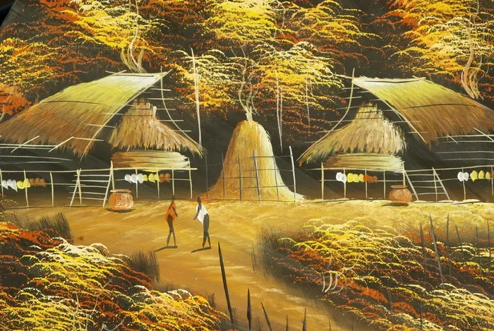 亚洲，绘画，乡村