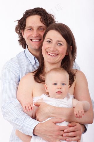 婴儿，高加索人，儿童，女儿，家庭，父亲，女孩