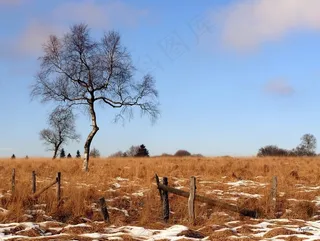 系泊，自然，恢复，桦木，景观，沼泽