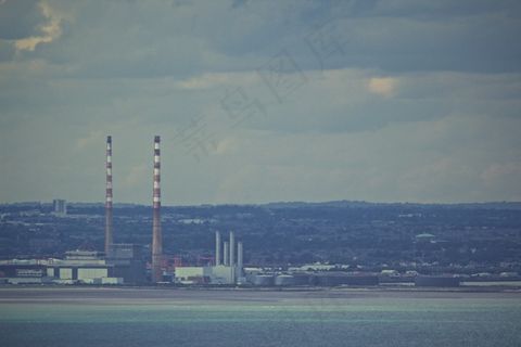 天空,建筑,风景,屏幕截图,桥梁,工业工厂烟囱