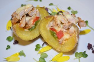 鸡胸肉，土豆，油炸食品，匈牙利食品