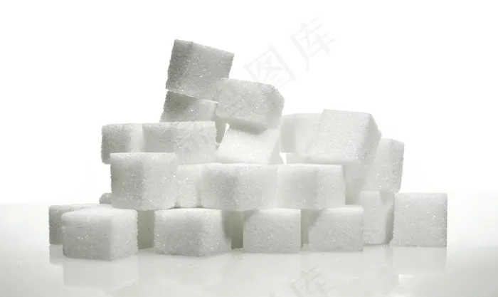 块糖，糖，多维数据集，甜，食品，白