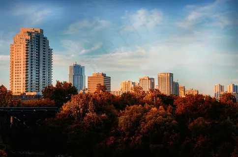 公寓楼,街区,高层,建筑物,公园 公寓楼,街区,高层,建筑物,公园
