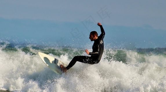 冲浪者，冲浪板，水上运动，大海，海洋，水