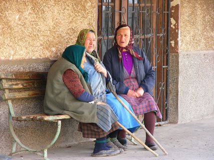 保加利亚，村，妇女，农民，远足，斯莫尔斯科