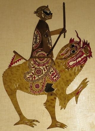 绘画，男性，战士，魔法，阴影，木偶