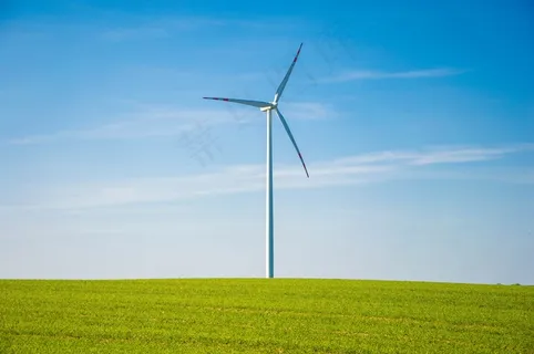 风车，涡轮机，可再生能源