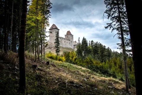 城堡，老，废墟，意见，历史，历史